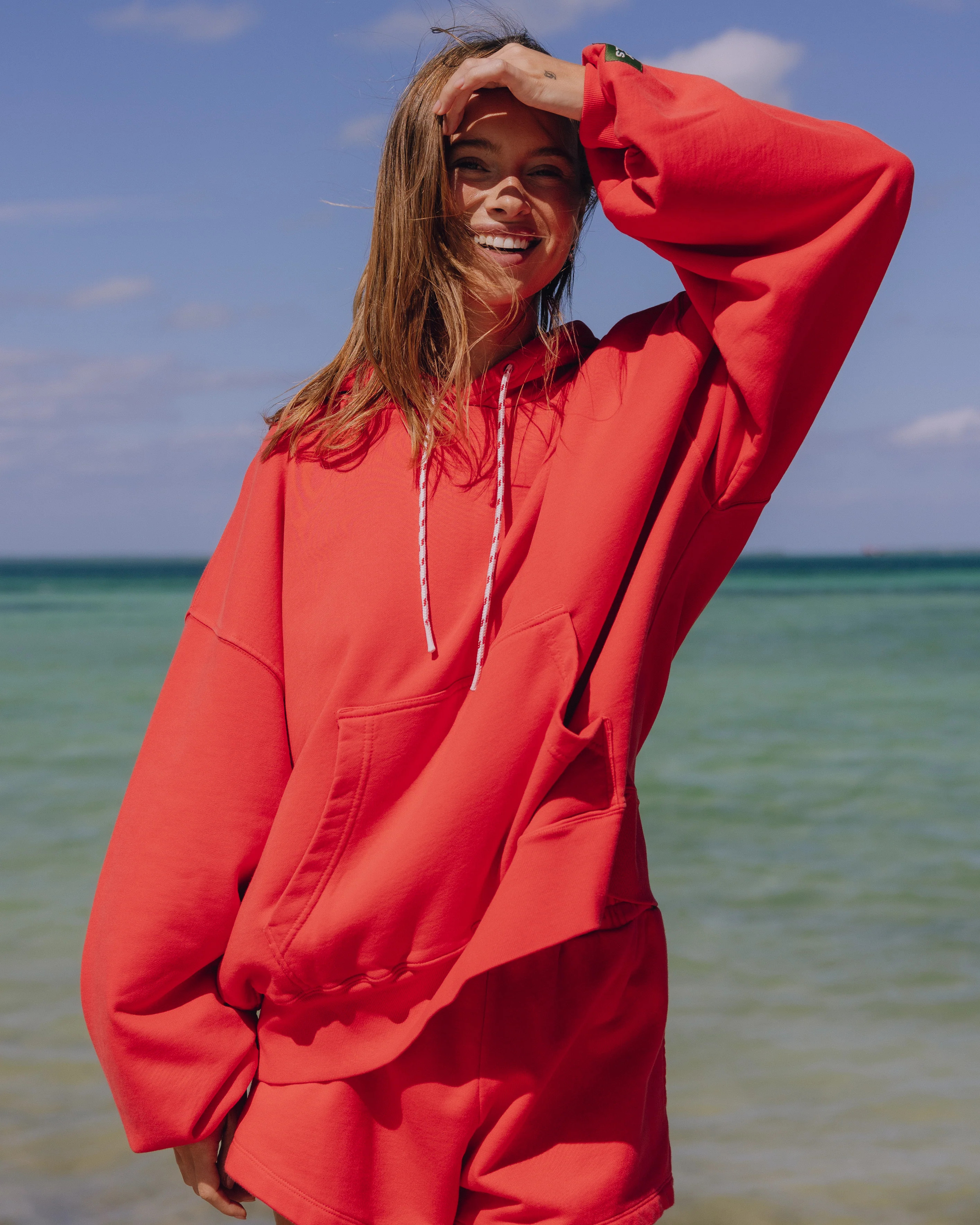 Oversized Paracord Hoodie - Heart | Daily Drills LLC