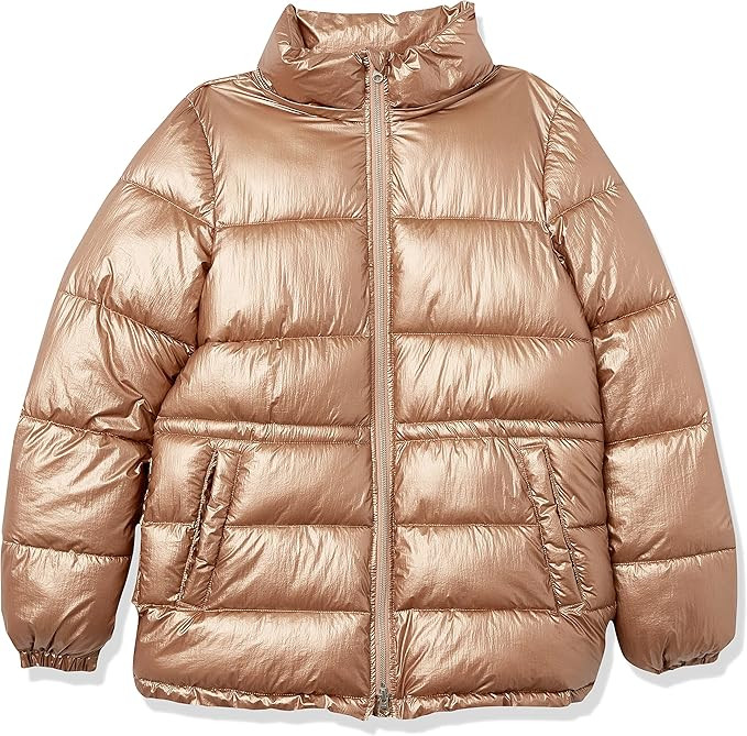 Amazon Essentials Women's Heavyweight Puffer Jacket with Drawstring Waist | Amazon (US)