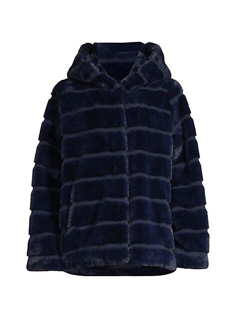 Goldie Faux Fur Hooded Short Coat | Saks Fifth Avenue