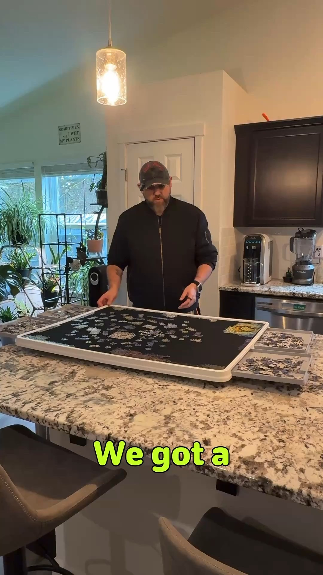 360 rotating puzzle board for table tops. Also great for game nights #puzzle #puzzleboard

#LTKHome #LTKFamily #LTKKids