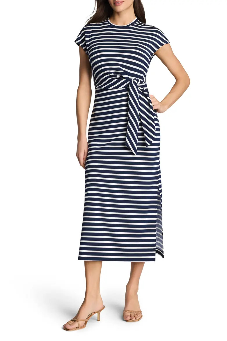 Stripe Tie Waist Maxi Dress (Women) | Nordstrom | Nordstrom