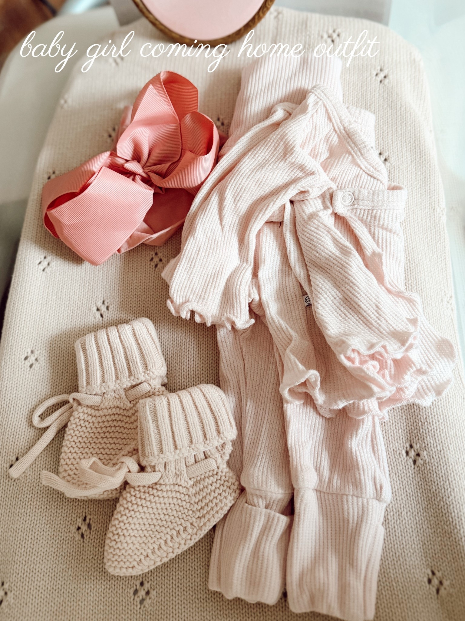 baby girls coming home outfit 💓🥹 

#LTKmomlife #LTKBaby #LTKKids