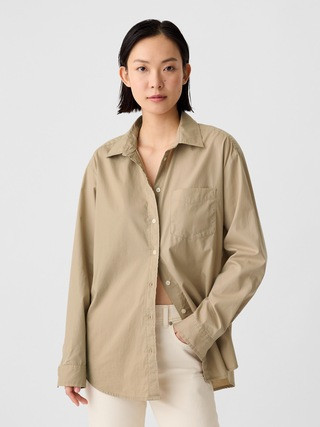 Poplin Big Shirt | Gap Factory