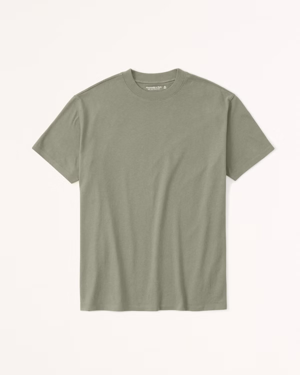 Oversized Boyfriend Essential Tee | Abercrombie & Fitch (US)