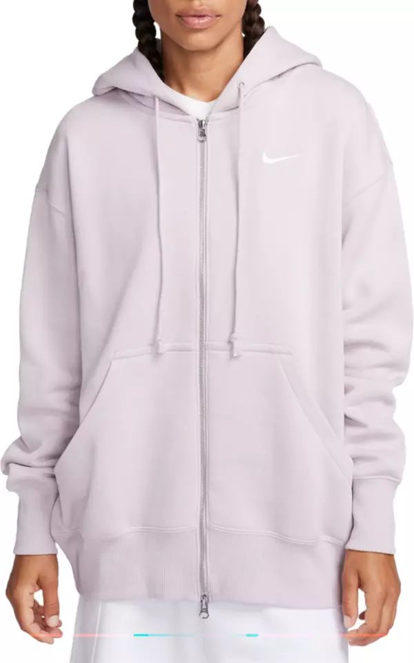 Nike Sportswear Women's Phoenix Fleece Oversized Full-Zip Hoodie | Dick's Sporting Goods | Dick's Sporting Goods
