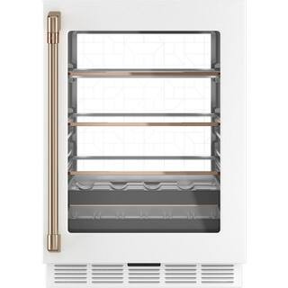 Cafe Smart 24 in. 14-Bottle Wine and 126-Can Beverage Cooler in Matte White-CCP06BP4PW2 - The Hom... | The Home Depot