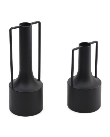 2pc Metal Handle Vase Set | Marshalls