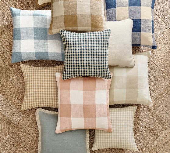 Blaine Check Pillow | Pottery Barn (US)