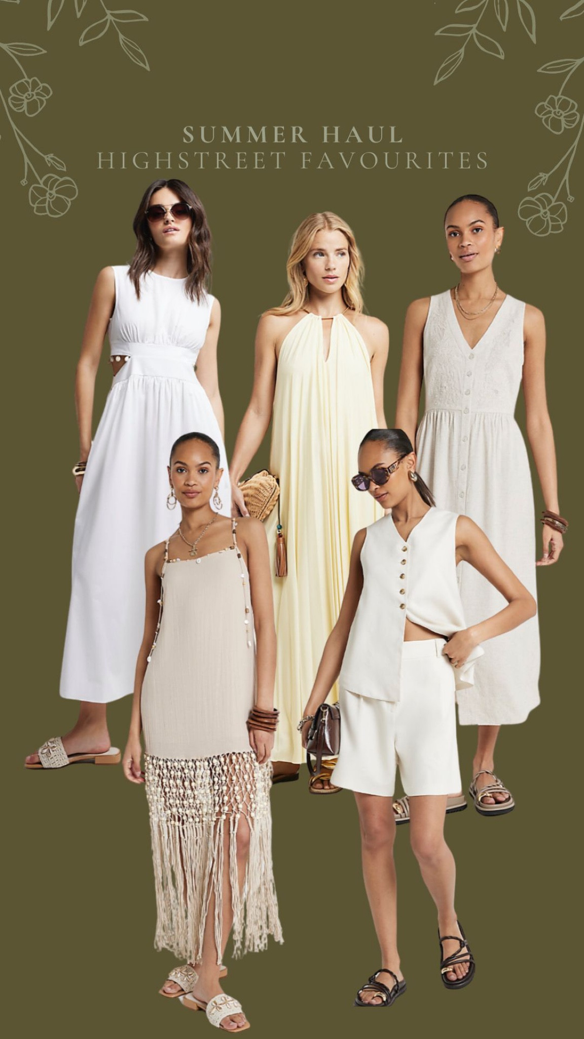 River Island affordable Highstreet summer haul with white summer dresses and holiday dresses 

#LTKeurope #LTKsummer #LTKgetaway