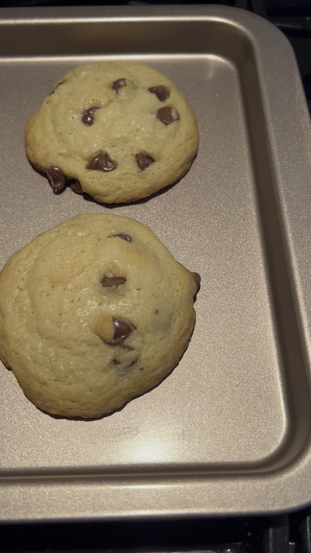 BROWN BUTTER CHOCOLATE CHIP COOKIES

Ingredients:
- [ ] - 1 cup + 2 tbsp unsalted butter
- [ ] - 1 cup brown sugar
- [ ] - 2 eggs, (room temp)
- [ ] - 1/2 cup granulated sugar 
- [ ] - 2 tsp vanilla extract or vanilla bean paste
- [ ] - 2 tbsp heavy cream (room temp)
- [ ] - 1/2 tsp sea salt
- [ ] - 1 1/2 cups semi-sweet chocolate chips or chunks
- [ ] - 1 tsp baking powder
- [ ] - 1 tsp baking soda
- [ ] - 2 3/4 cups unbleached all-purpose flour

Instructions:
Start by browning the butter. Add the butter to a saucepan over medium-high heat. Allow to melt and slightly brown. Remove from the heat and allow to let it cool slightly.

In a medium bowl sift together the flour, baking soda, and baking powder. Set aside.

Once the brown butter has cooled, add the browned butter, both sugars, and the eggs to a large bowl. Whisk well until combined and lighter in color.

Then add in the eggs, heavy cream, and vanilla. Whisk until well combined.
Add the dry ingredients to the wet, and gently fold until fully incorporated.

Add the chocolate chips/chunks, and gently fold until evenly dispersed.

Use a cookie scoop (preferred size) to scoop the dough out onto the baking sheets or preferred pan. Cover with plastic wrap and place in the fridge to chill for at least 1-2 hours or up to 24 hours. Or freeze them for later. 

Once ready to bake, preheat the oven to 375F. Line 2 baking sheets with parchment paper. 

Space your the cookies 2” apart from each other. Bake at 375F for 12-15 minutes, until lightly golden and the edges are set.



#LTKFamily #LTKSaleAlert #LTKHome