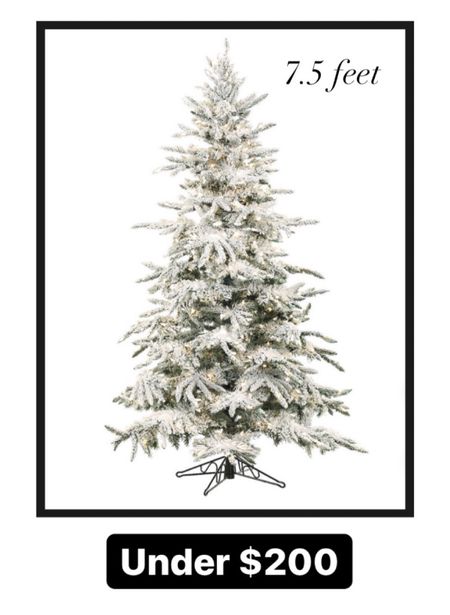 7.5 foot Christmas tree on sale - under $200. This one has a ton of great reviews🎄

#LTKHoliday #LTKsalealert #LTKhome