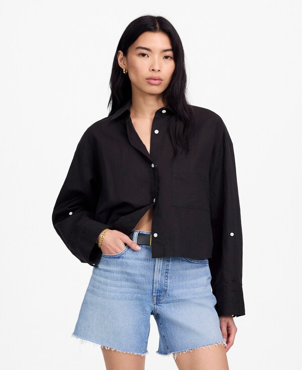 Straight-Hem Shirt | Madewell | Madewell