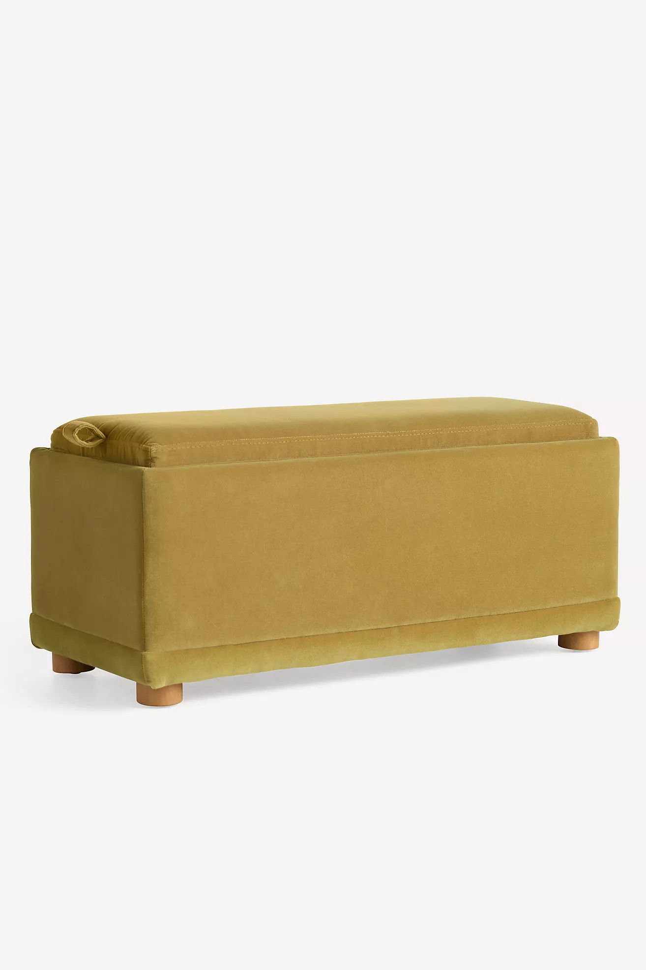 Celine Velvet Modular Small Storage Ottoman | Anthropologie (US)