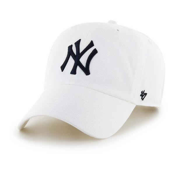 New York Yankees 47 Brand Clean Up Adjustable Hat One Size White | Scheels Sports