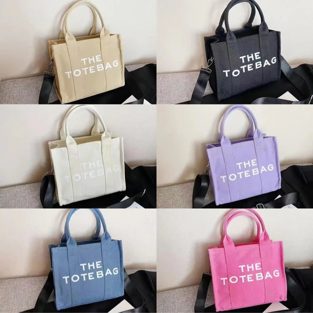 WINNIE Woman Canvas Handbag Casual Messenger Shoulder Women Tote Bag Black Blue Large Capacity Lu... | AliExpress (US)