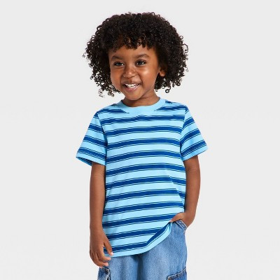 Toddler Boys' Classic Fit Graphic T-Shirt - Cat & Jack™ Blue 4T | Target