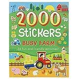 2000 Stickers: Busy Farm Activity and Sticker Book for Kids Ages 3-7 (Puzzles, Mazes, Coloring, D... | Amazon (US)