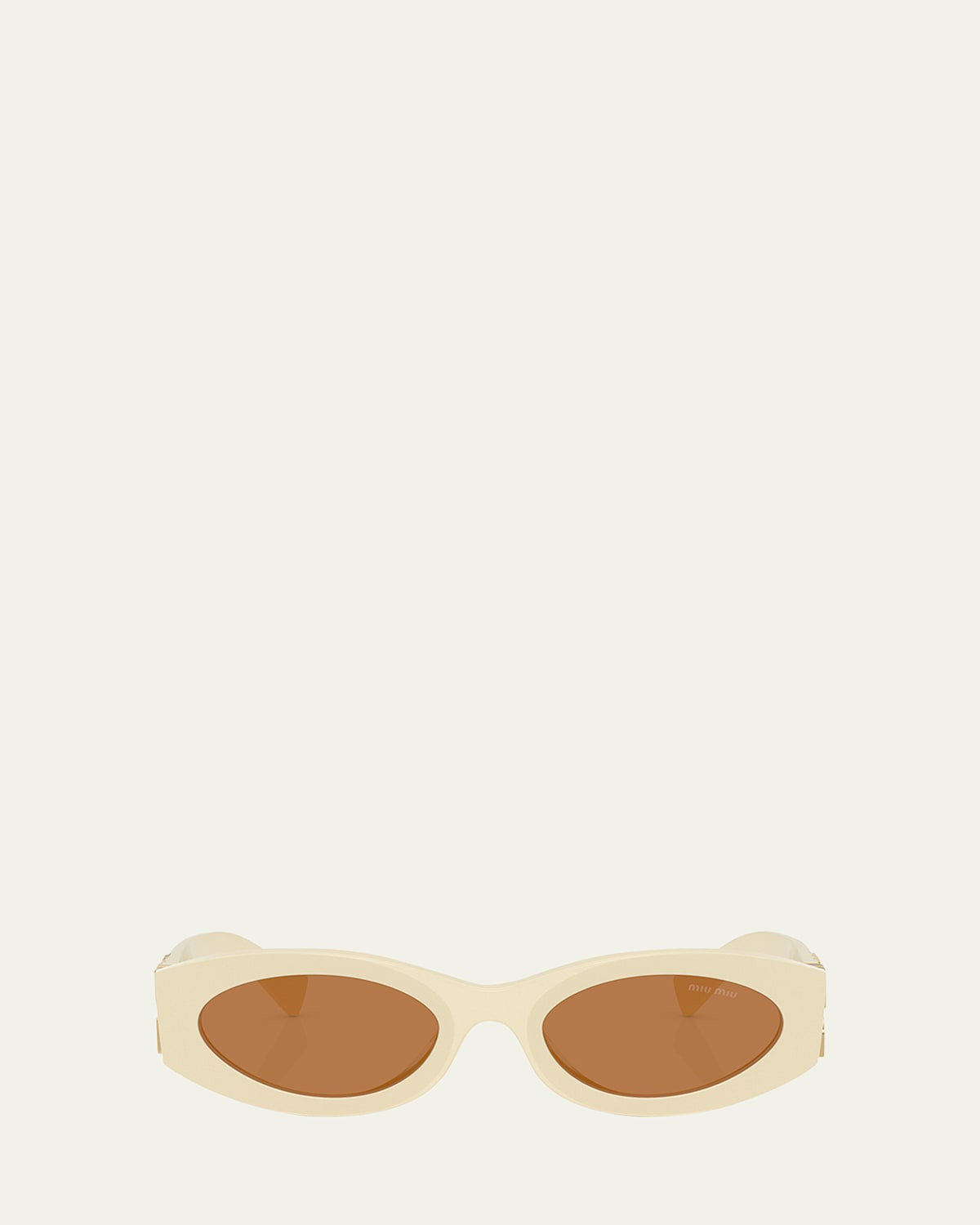 0MU 11WS Acetate Oval Sunglasses | Bergdorf Goodman
