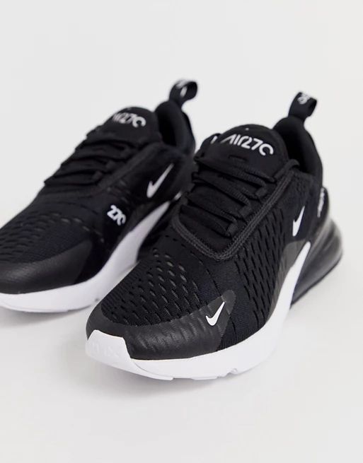Nike black and white Air Max 270 sneakers | ASOS US
