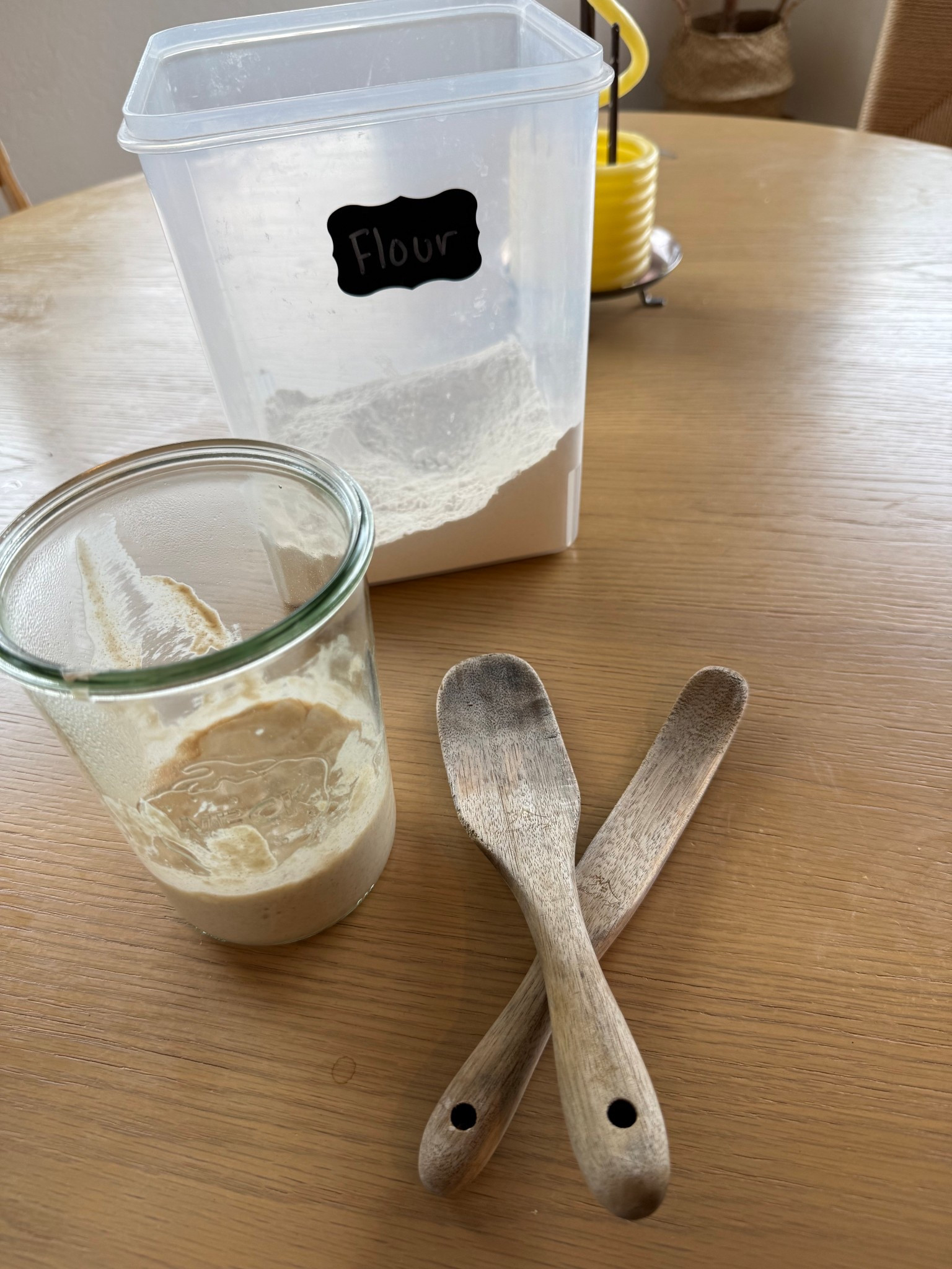 Little wooden spoons we use for everything! 