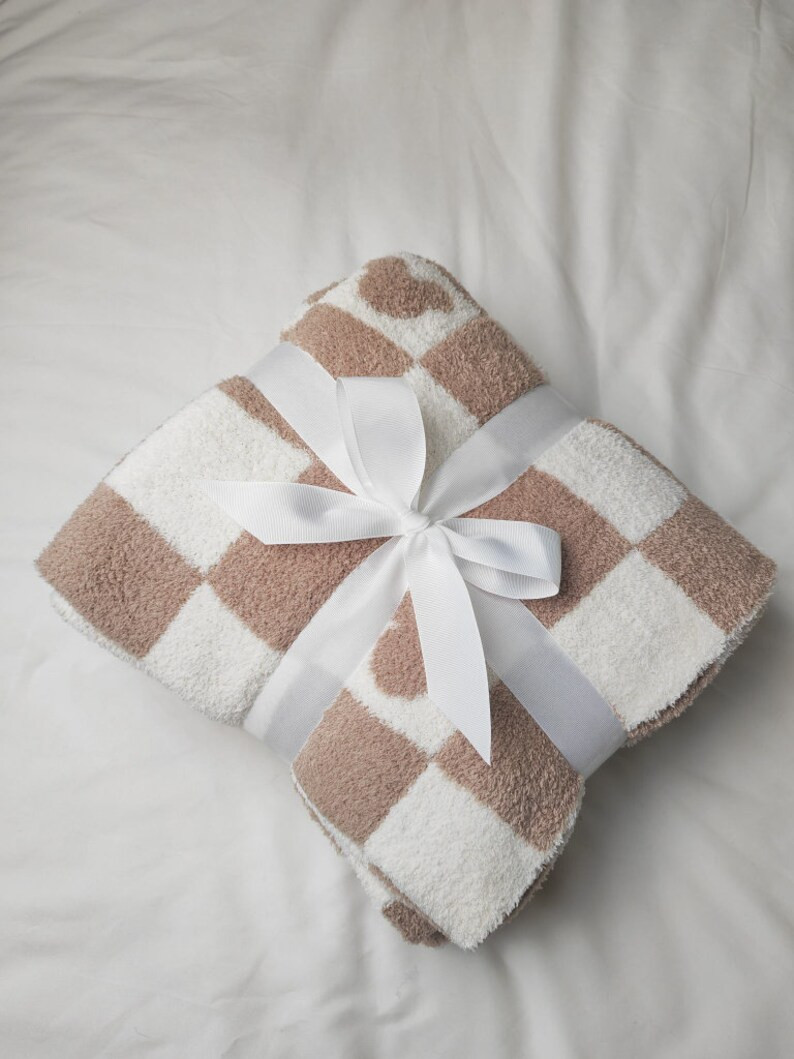 Mouse Checkered Blanket Fuzzy Furry Home - Etsy | Etsy (US)