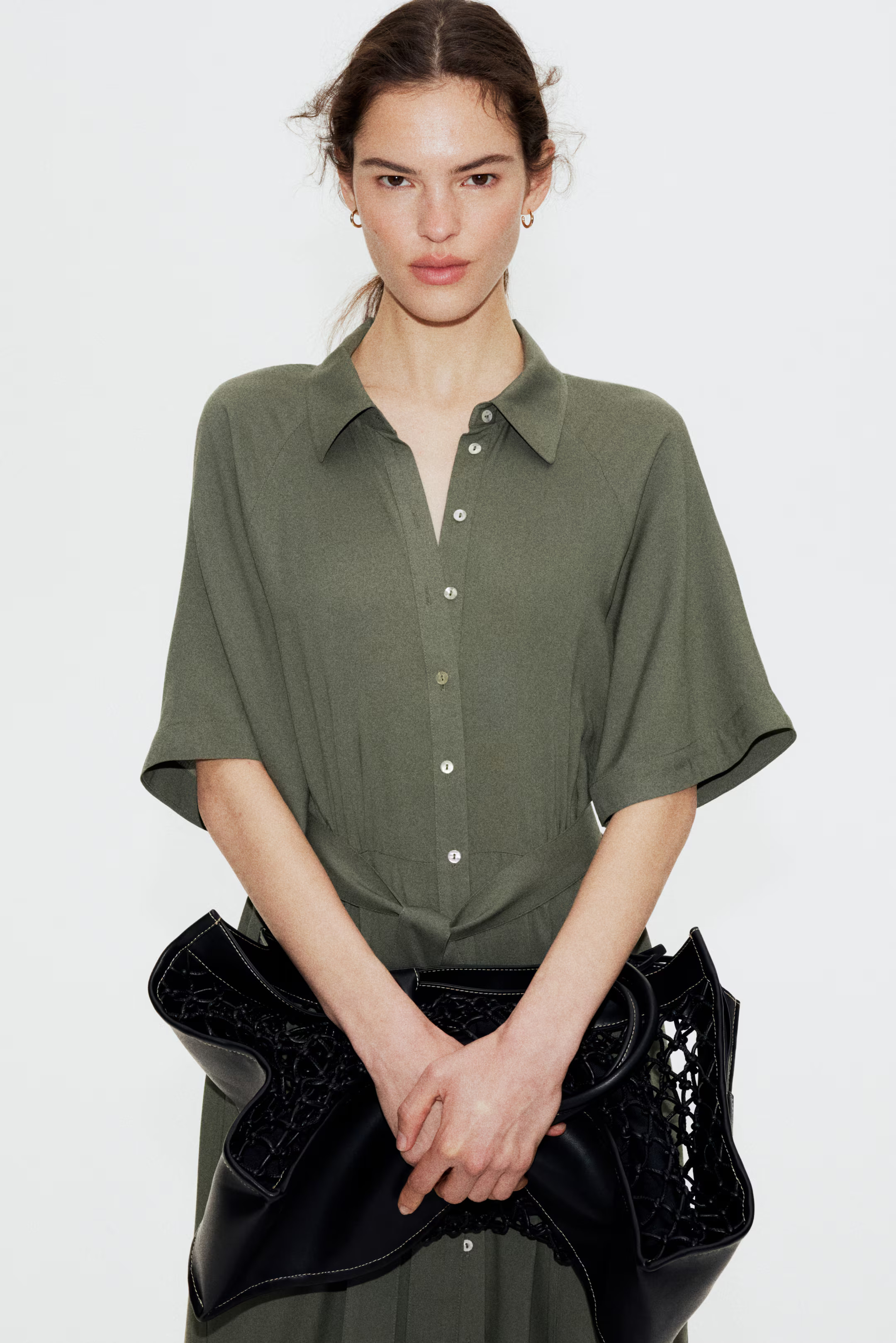 Tie-belt Shirt Dress | H&M (US + CA)