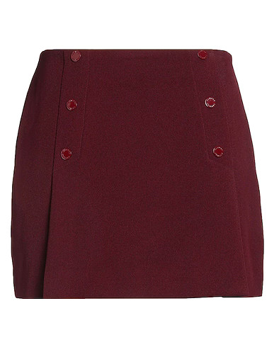 SANDRO Skirts | Burgundy Women‘s Mini Skirt  | YOOX | YOOX (US)