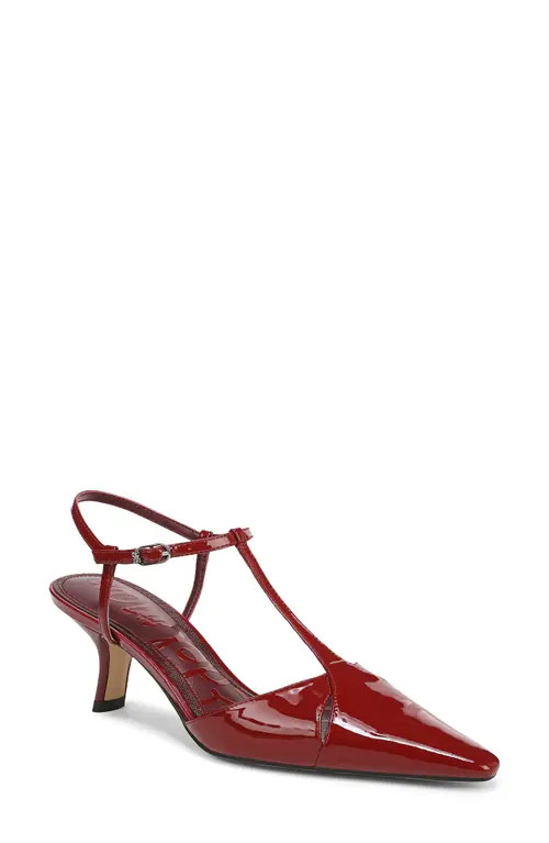 Sam Edelman Briella Pointed Toe Pump in Deep Scarlet at Nordstrom, Size 10 | Nordstrom