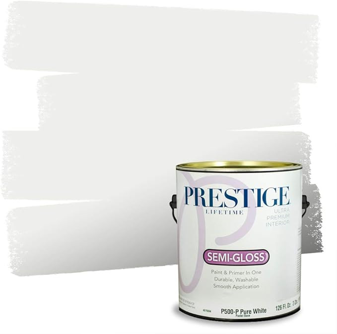 Prestige Paints Interior Paint and Primer In One, 1-Gallon, Semi-Gloss, Comparable Match of Sherw... | Amazon (US)