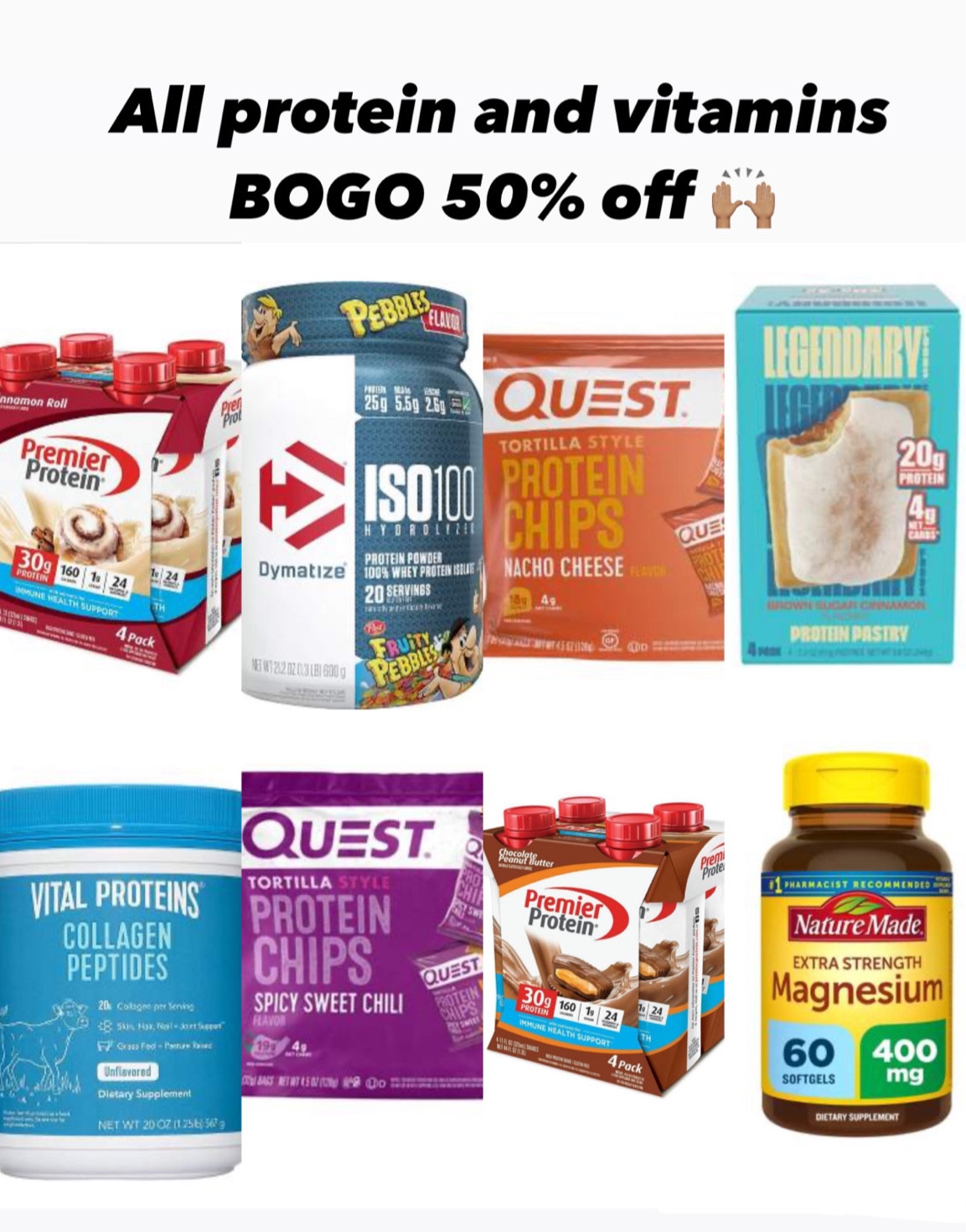 Protein vitamin sale 

LTKFestiveSaleES #LTKsalealert #LTKfitness