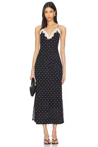 NIA Jasmine Dress in Black from Revolve.com | Revolve Clothing (Global)