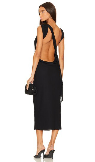 Max Jersey Dress in Noir | Revolve Clothing (Global)