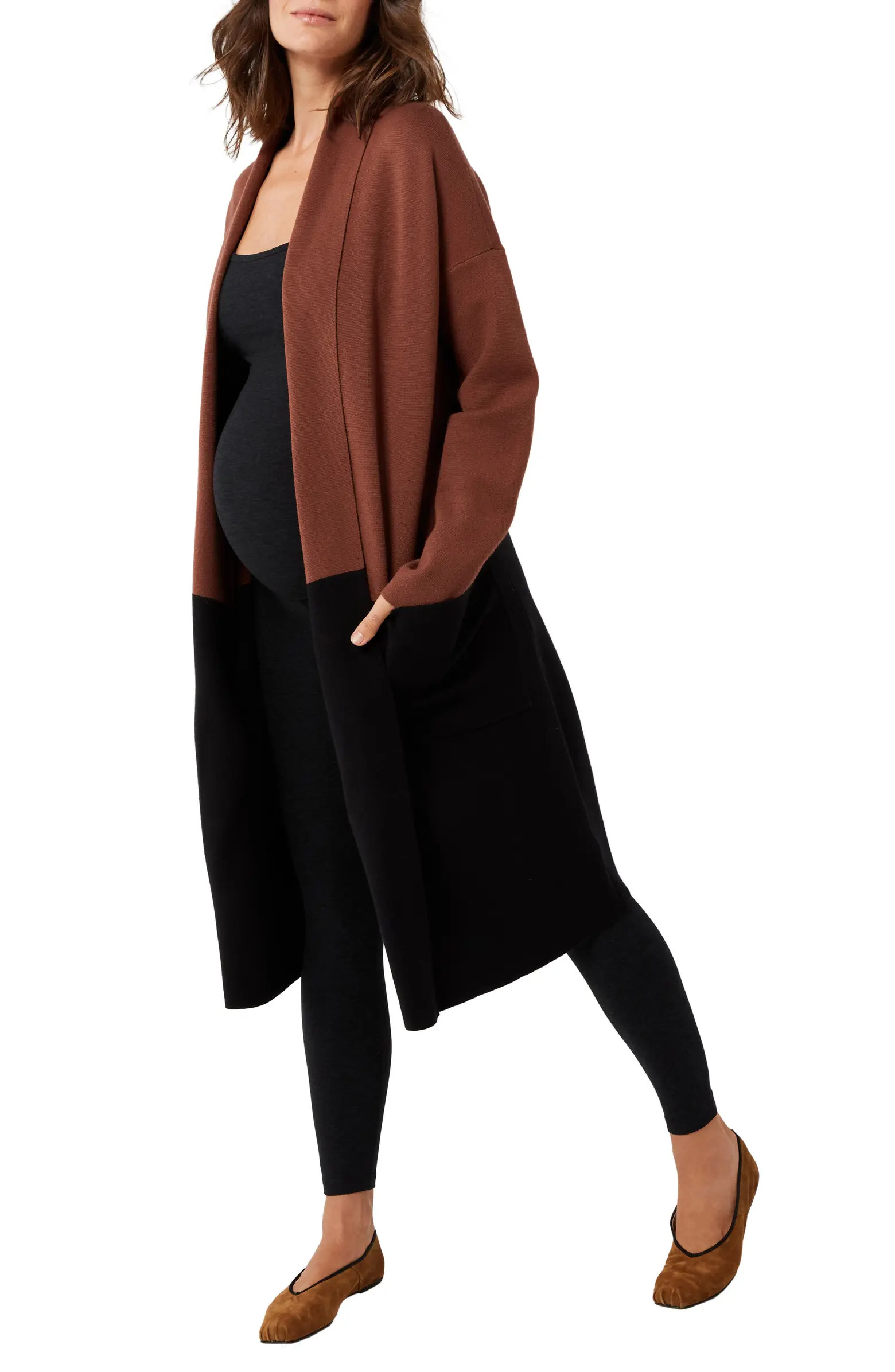 Color Block Maternity Cardigan | Nordstrom