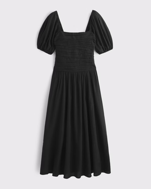 Women's The A&F Emerson Drop-Waist Maxi Dress | Women's Dresses & Jumpsuits | Abercrombie.com | Abercrombie & Fitch (UK)