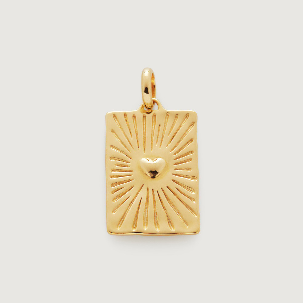 Gold Talisman Heart Pendant | Monica Vinader (US)
