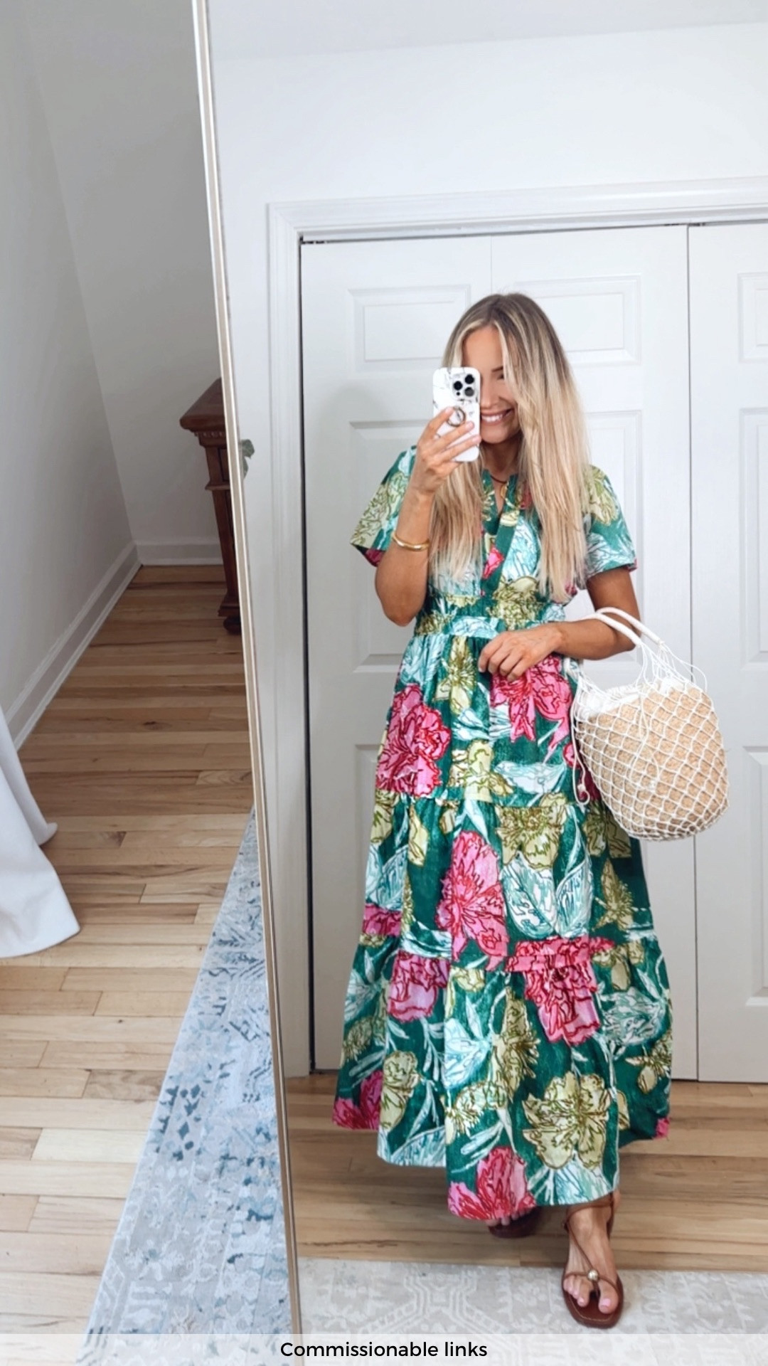 Commissionable links | colorful spring dress