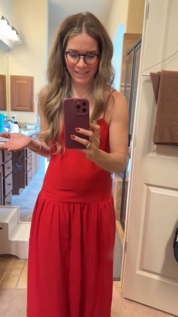 Loving this drop-waist red maxi! ♥️

#LTKFindsUnder50 #LTKTravel #LTKStyleTip