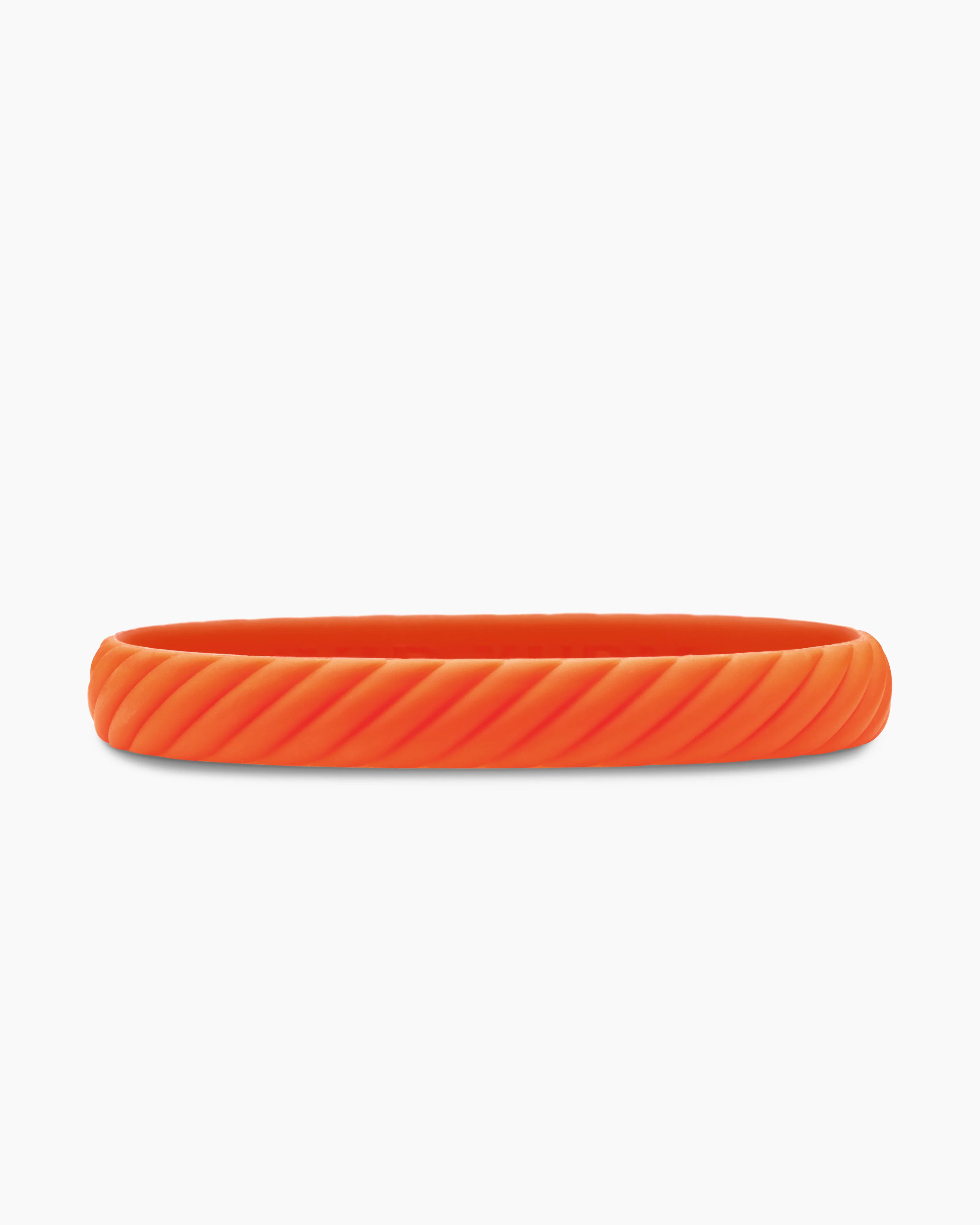 David Yurman | Cable Orange Rubber Bracelet, 10mm | David Yurman