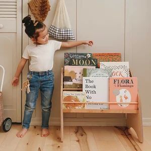 Montessori Bookshelf Wooden Kids Bookcase Birthday Girl Gift Idea Gift for Toddler Nursery Decor ... | Etsy (US)