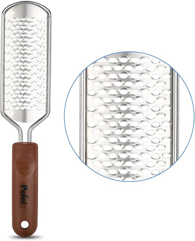 Professional Pedicure Foot File, Colossal Stainless Steel Detachable Foot Scrubber, Hard Skin Rem... | Amazon (US)