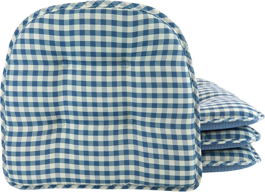 Non-Slip Chair Cushions, Assembled in USA, U-Shaped Skid-Proof Seat Pads for Dining Room, Kitchen... | Amazon (US)