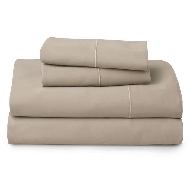 Better Homes & Gardens 400 Thread Count Hygro Cotton Bed Sheet Set, Queen, Brownstone | Walmart (US)