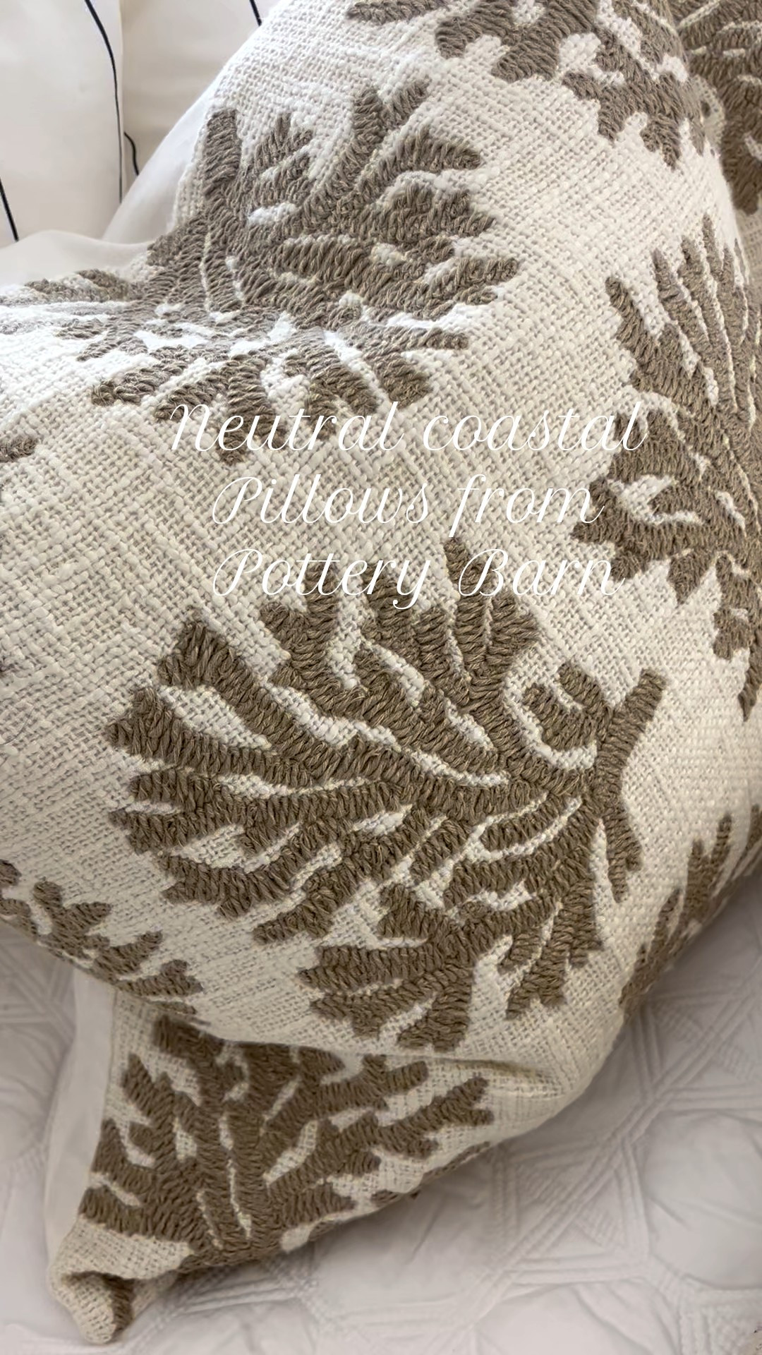 These pillows are the easiest way to soften a space and instantly make it feel finished.

If your room feels neutral but a little flat, it’s usually missing texture and layering. These coastal pillows from BatteryBarn add warmth, depth, and that relaxed luxury feel without overpowering your space. The tones are soft, the textures are elevated, and they work beautifully on sofas, beds, chairs, and even outdoor seating. This is one of those swaps that quietly upgrades the entire room and makes everything else around it look more intentional.

Save this for your next refresh or tap the links to bring that coastal calm home.

#CoastalHomeStyle #NeutralDecorFinds #LTKHome

#LTKHome