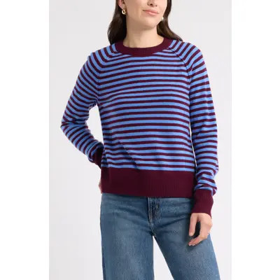 caslon(r) Wool & Cashmere Raglan Sweater in Ivory Snow at Nordstrom, Size X-Large | Nordstrom