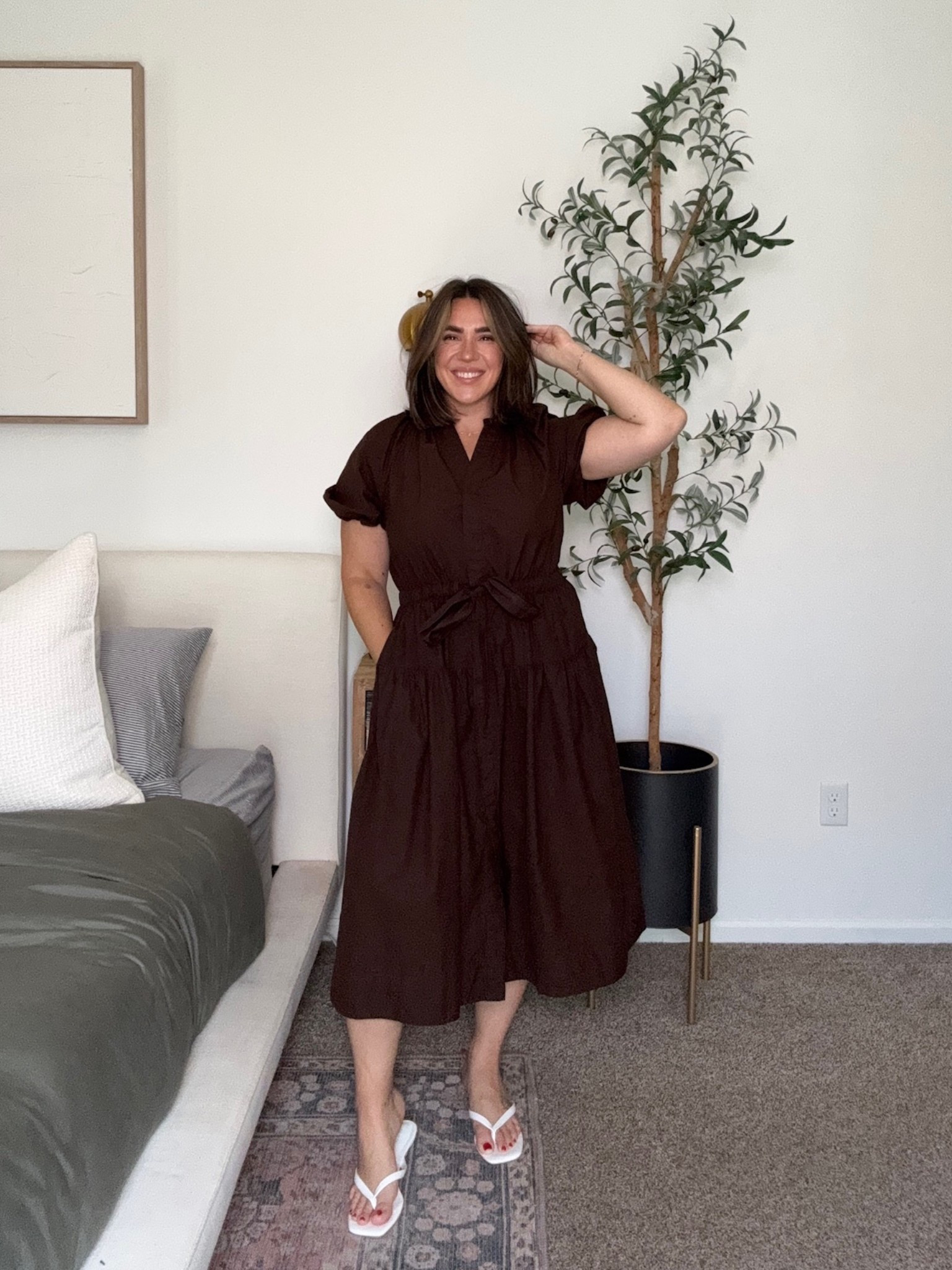 This dress!! Omg it might be my favorite from the haul, the perfect chocolate brown color for fall and would be perfect for a teacher outfit or business casual workwear outfit! So high quality too. 

Walmart fashion, teacher outfit, workwear dress, fall wedding guest dress 

#LTKMidsize #LTKWorkwear #LTKFindsUnder50