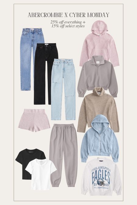 The sales are still going! Abercrombie has 25% off of everything + 15% off select styles. I just bought the pink waffle set! 

abercrombie l cyber monday l cyber week

#LTKCyberWeek #LTKSeasonal #LTKGiftGuide