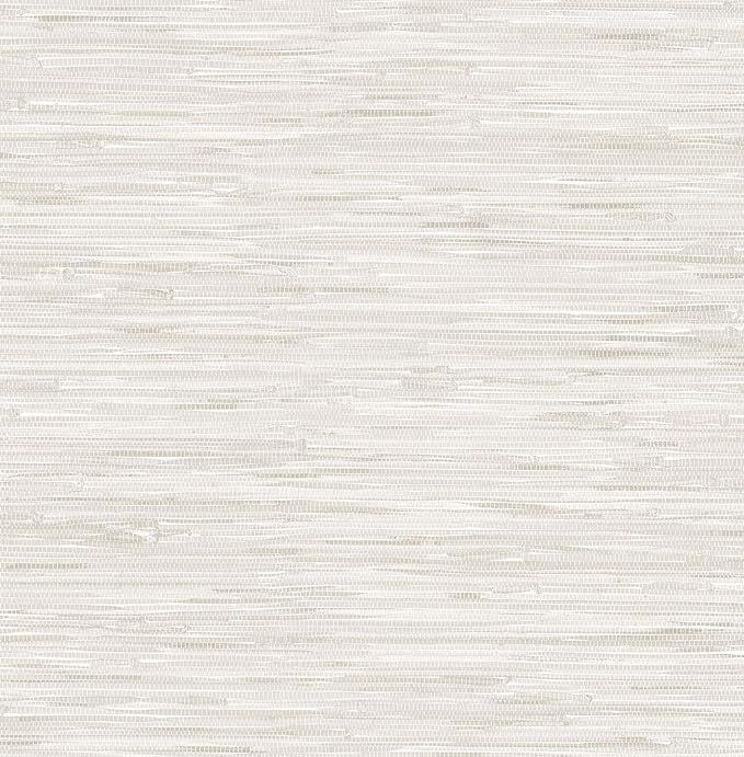 NuWallpaper NU2875 Cream Grassweave Peel & Stick Wallpaper, Neutral | Amazon (US)