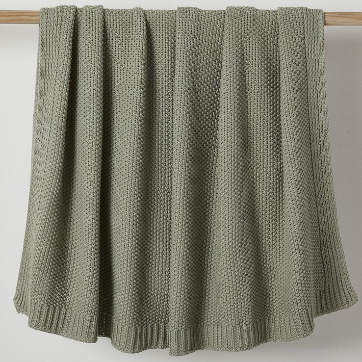 Cotton Knit Throws | West Elm (US)