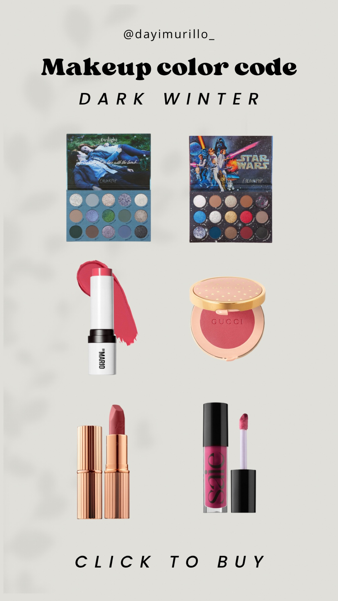 Dark deep winter makeup 

#LTKStyleTip #LTKHome #LTKBeauty