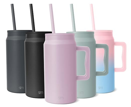 Simple Modern 50 oz Mug Tumbler with Handle and Straw Lid | Reusable Insulated Stainless Steel La... | Amazon (US)